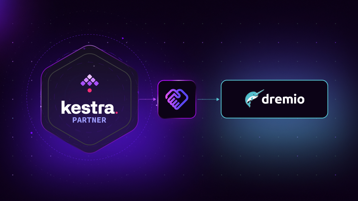 Announcing Dremio Partnership: Orchestrate Your Data Lakehouse with Kestra