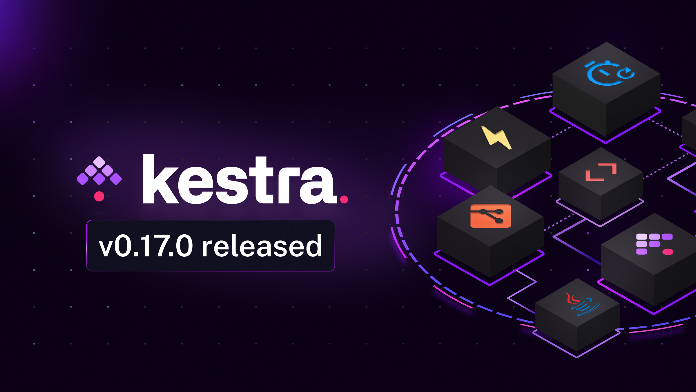Kestra 0.17.0 brings a lightning-fast Code Editor, Autocompletion, improved Git sync, and Realtime Event Triggers ⚡️