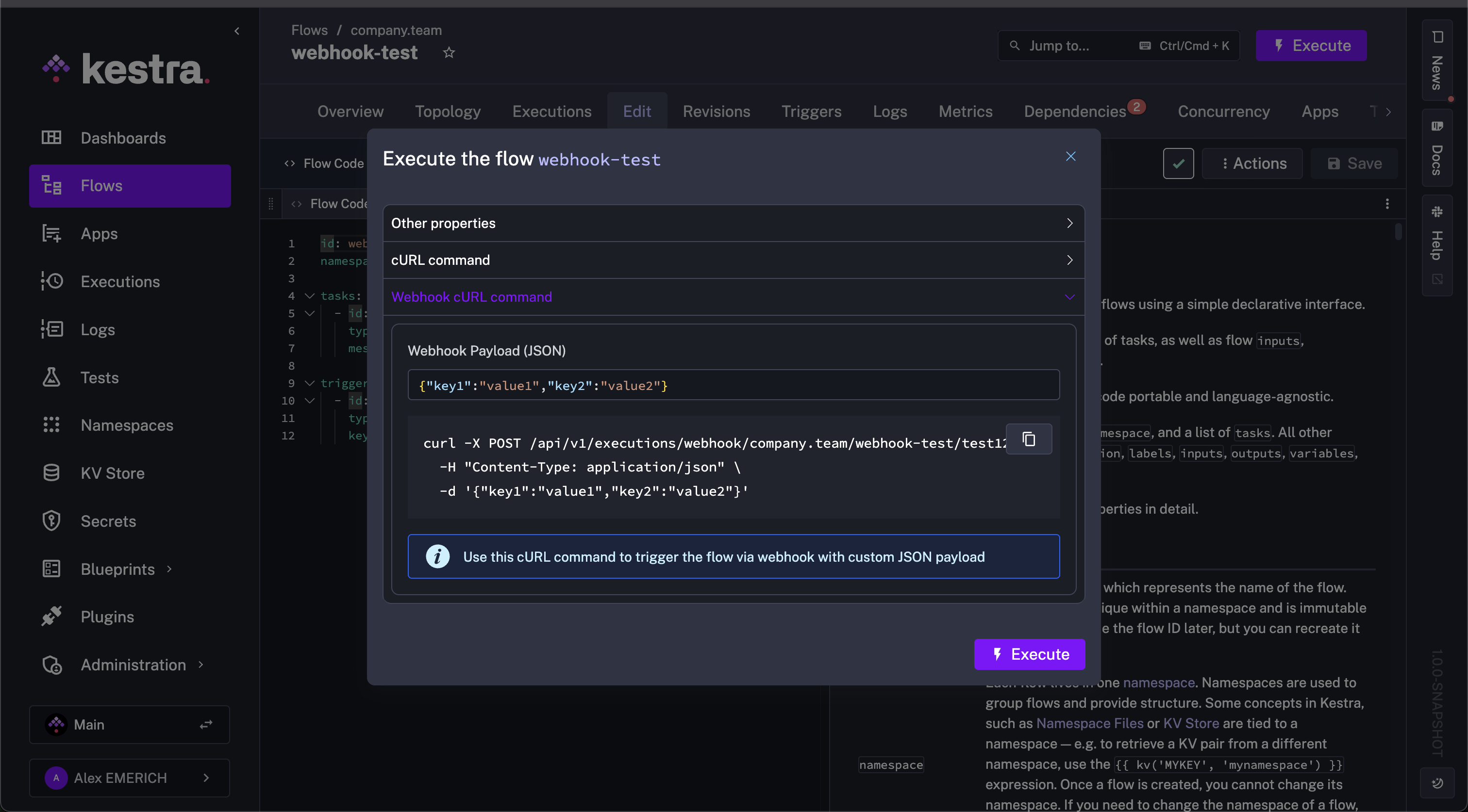 Webhook Trigger Test