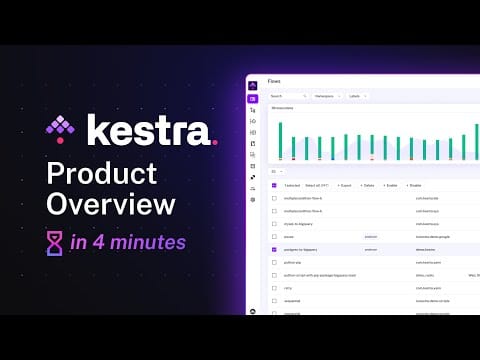 Kestra - Fast, Scalable, Declarative Orchestrator: Product Overview (July 2024)