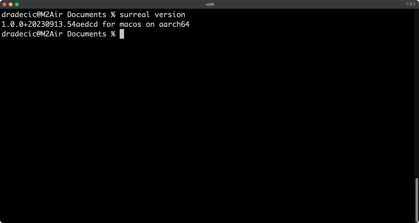 Image 1 - Installing SurrealDB
