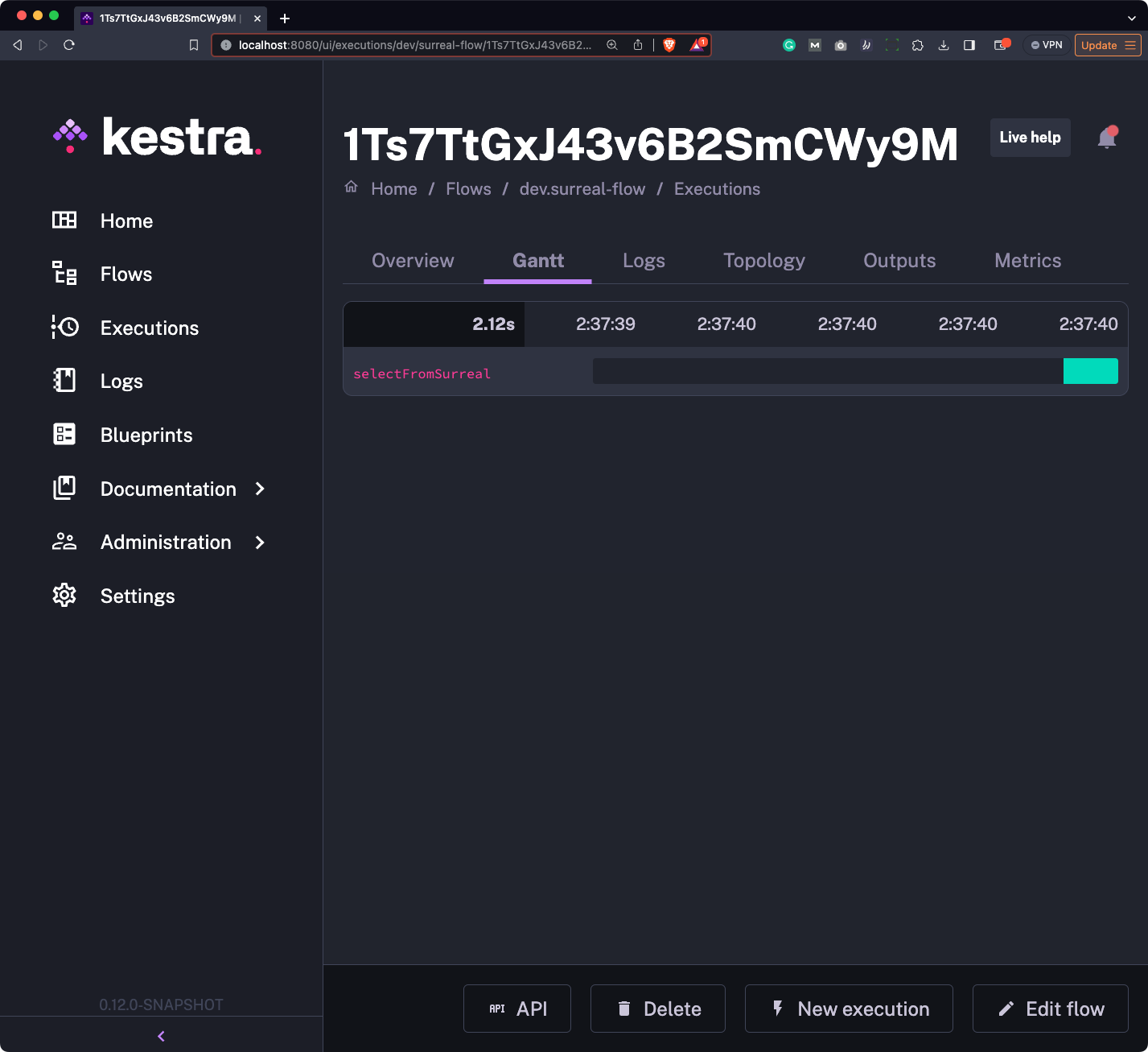 Image 9 - Flow execution