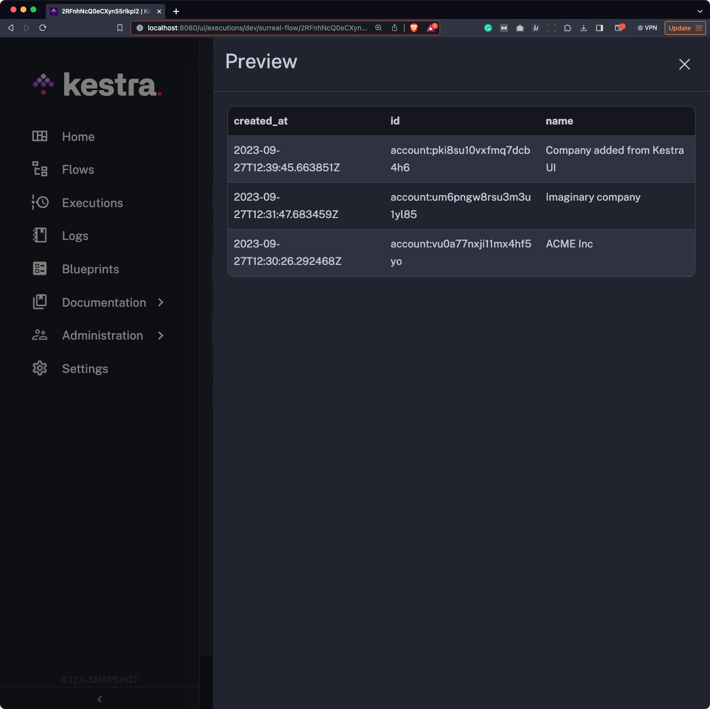 Image 14 - Flow output file contents