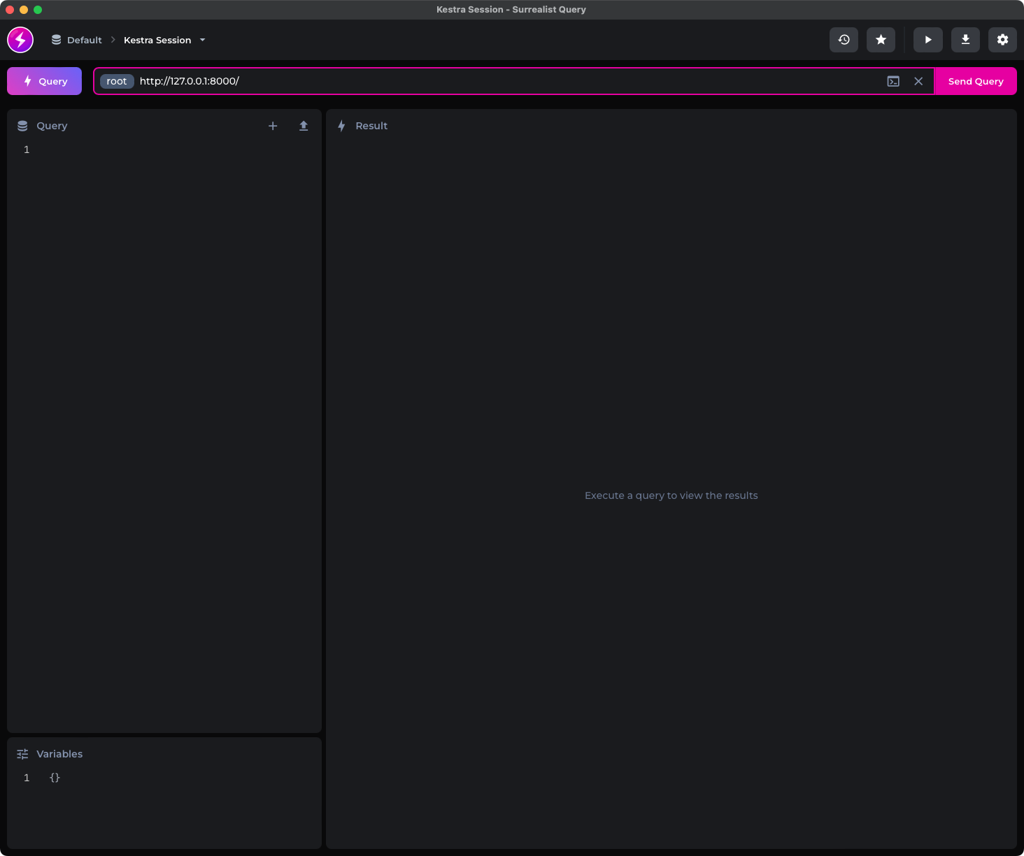 Image 4 - SurrealDB connection parameters