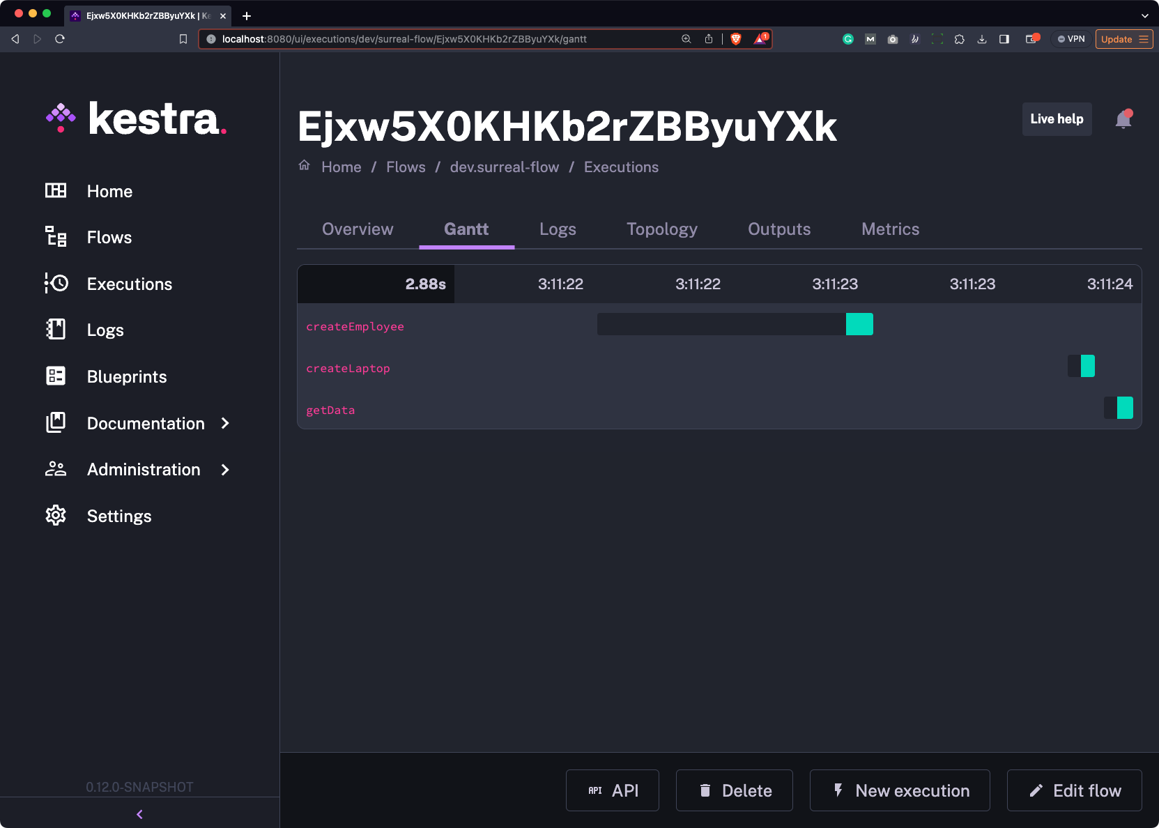 Image 15 - Third flow execution chart