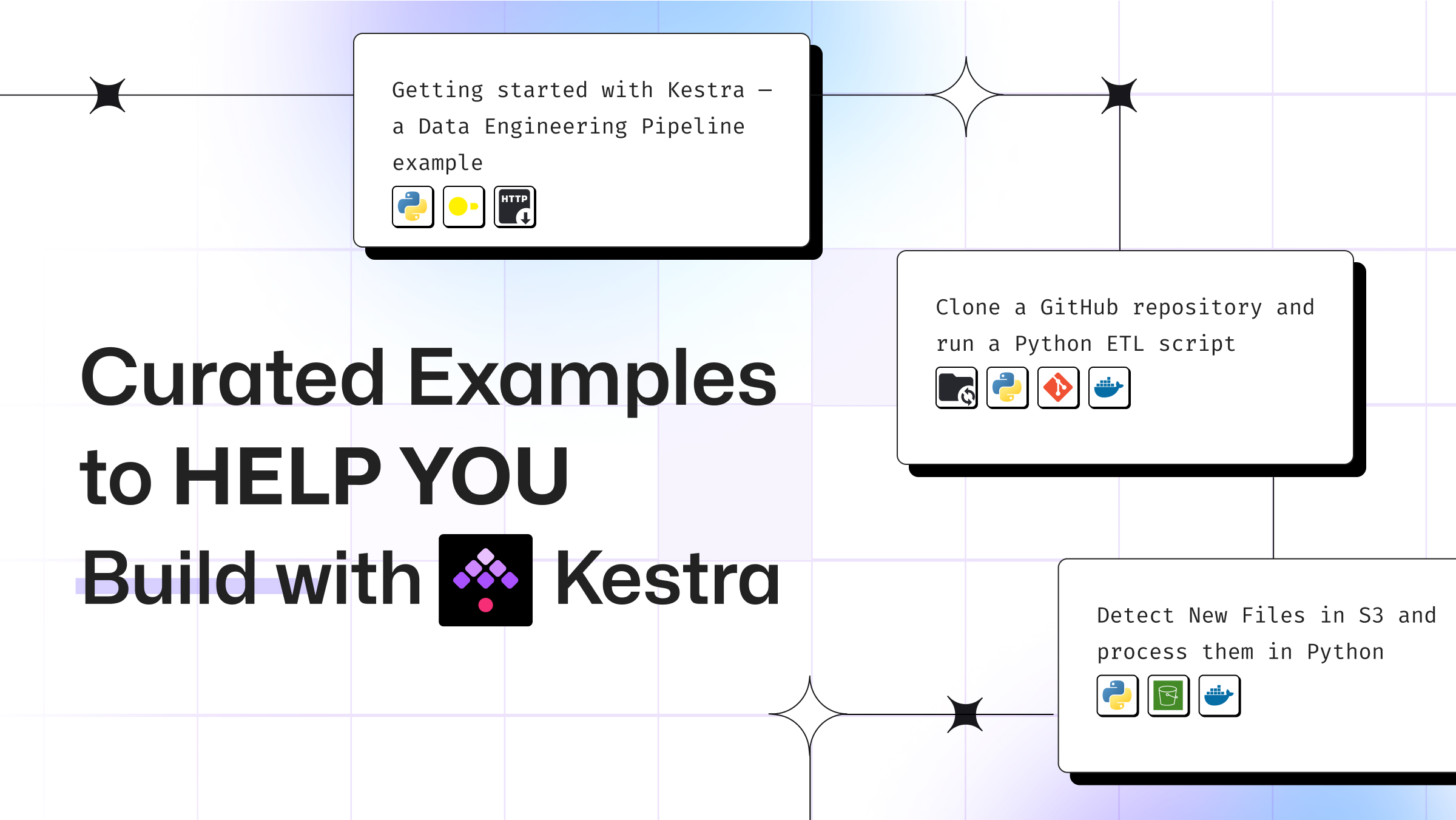 Get Started Example Kestra Blueprints: Curated Workflow Examples to Get Started Fast | Kestra