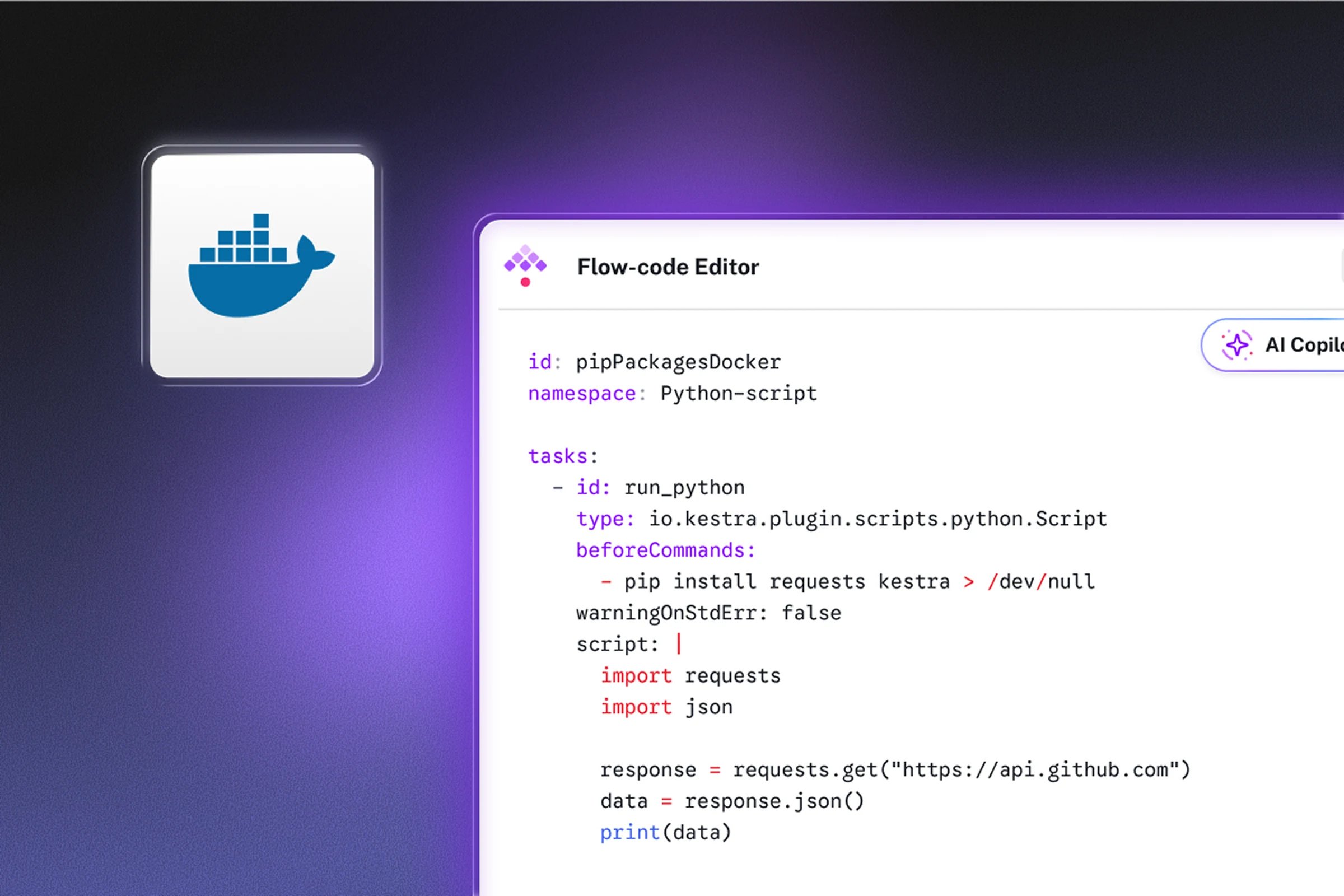 Docker Integration for Script Execution