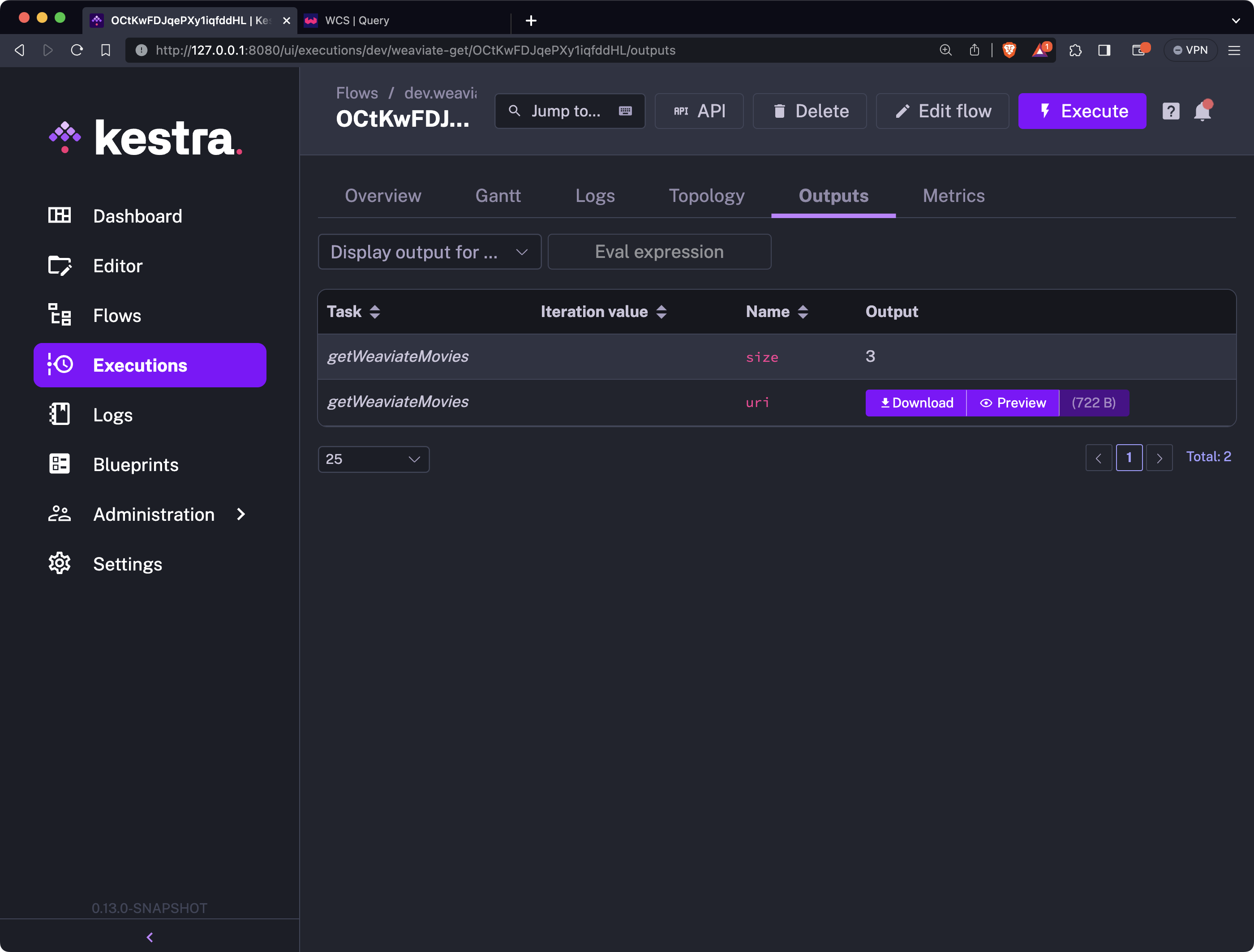 Image 11 - Flow outputs