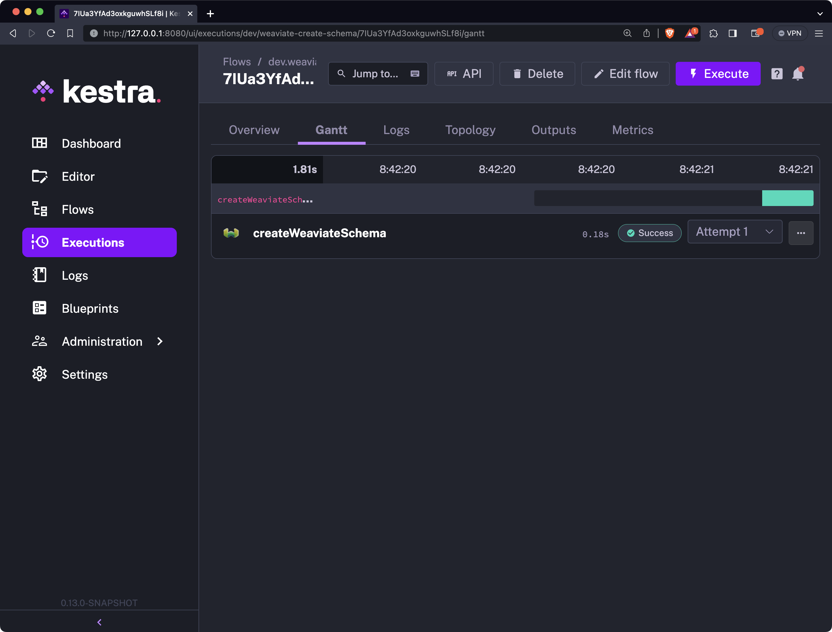 Image 4 - Flow execution