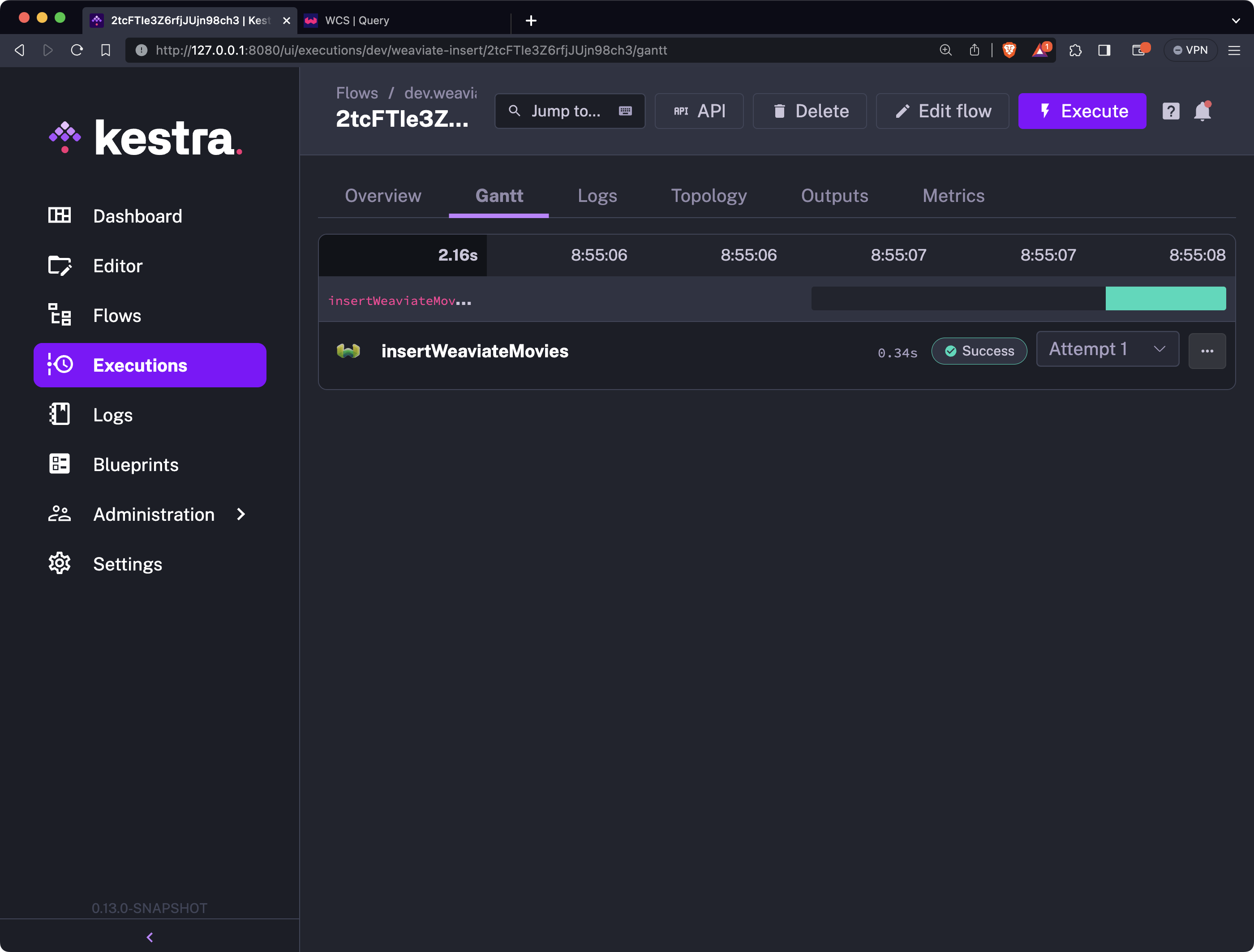 Image 7 - Flow execution