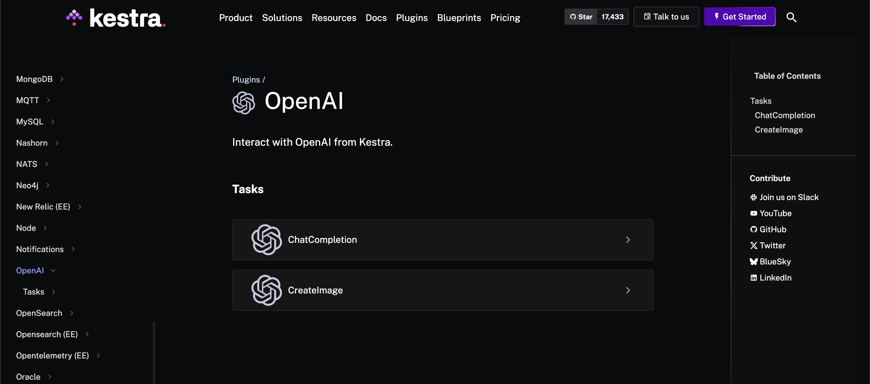 OpenAI Plugin Tasks