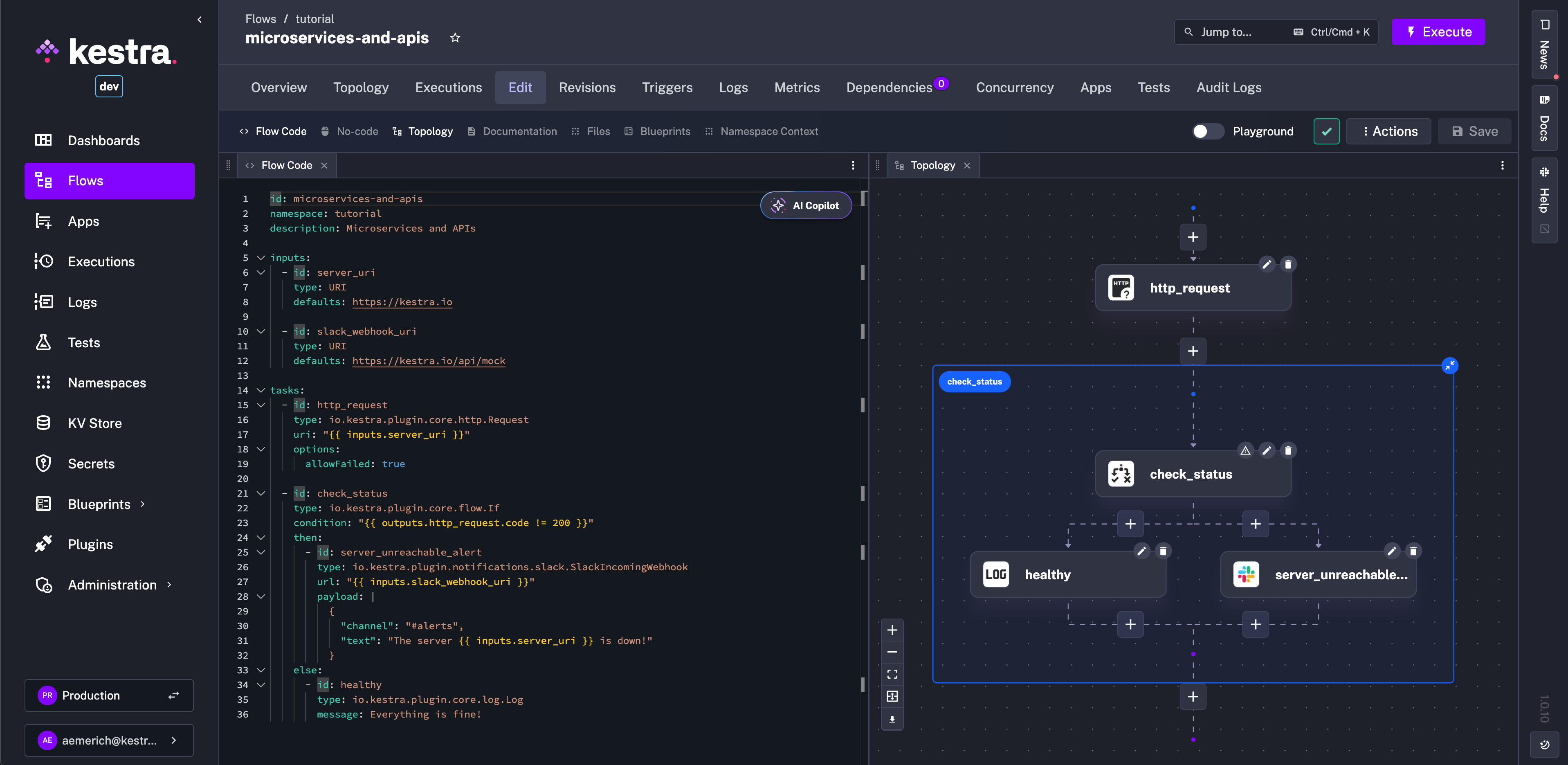 Microservices Flow Code