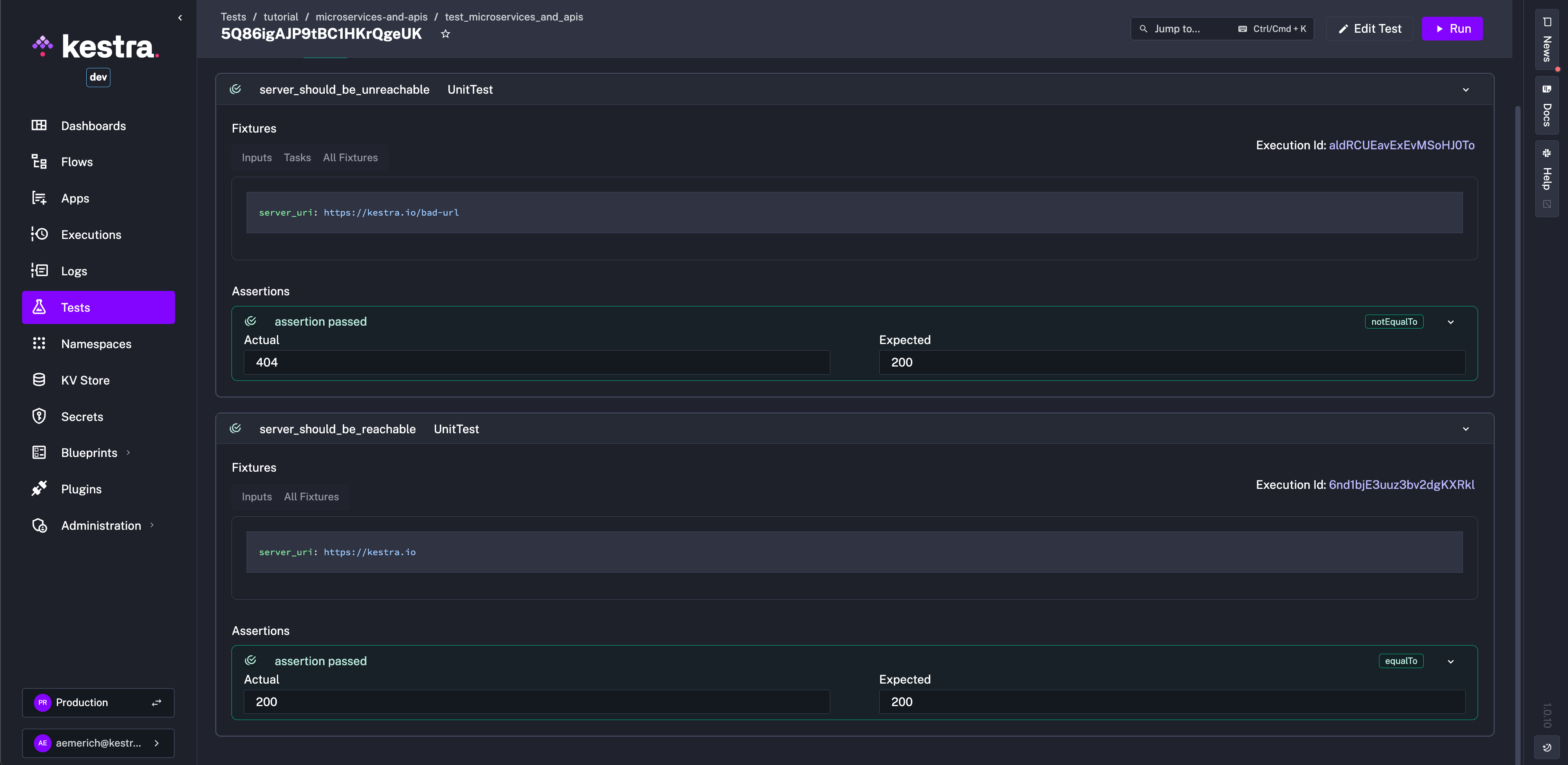 Unit Test Assertions