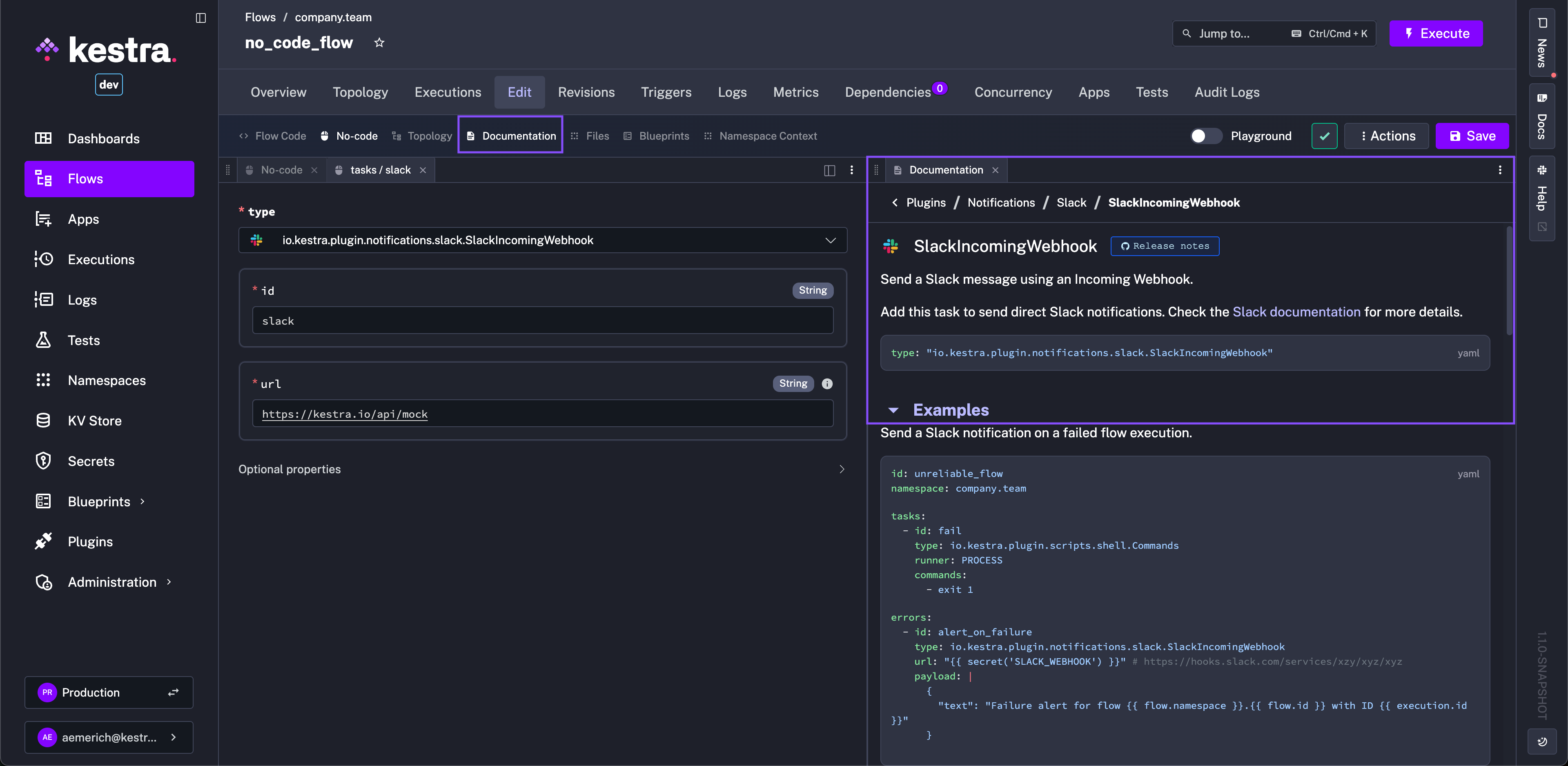 No Code Documentation View