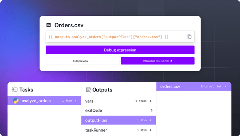 Outputs and Metrics Visualization