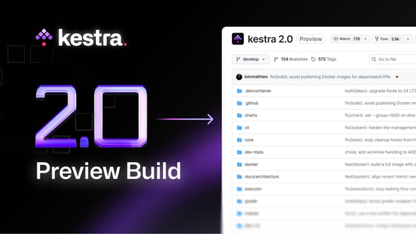 Kestra 2.0 is almost here: help shape the future of orchestration